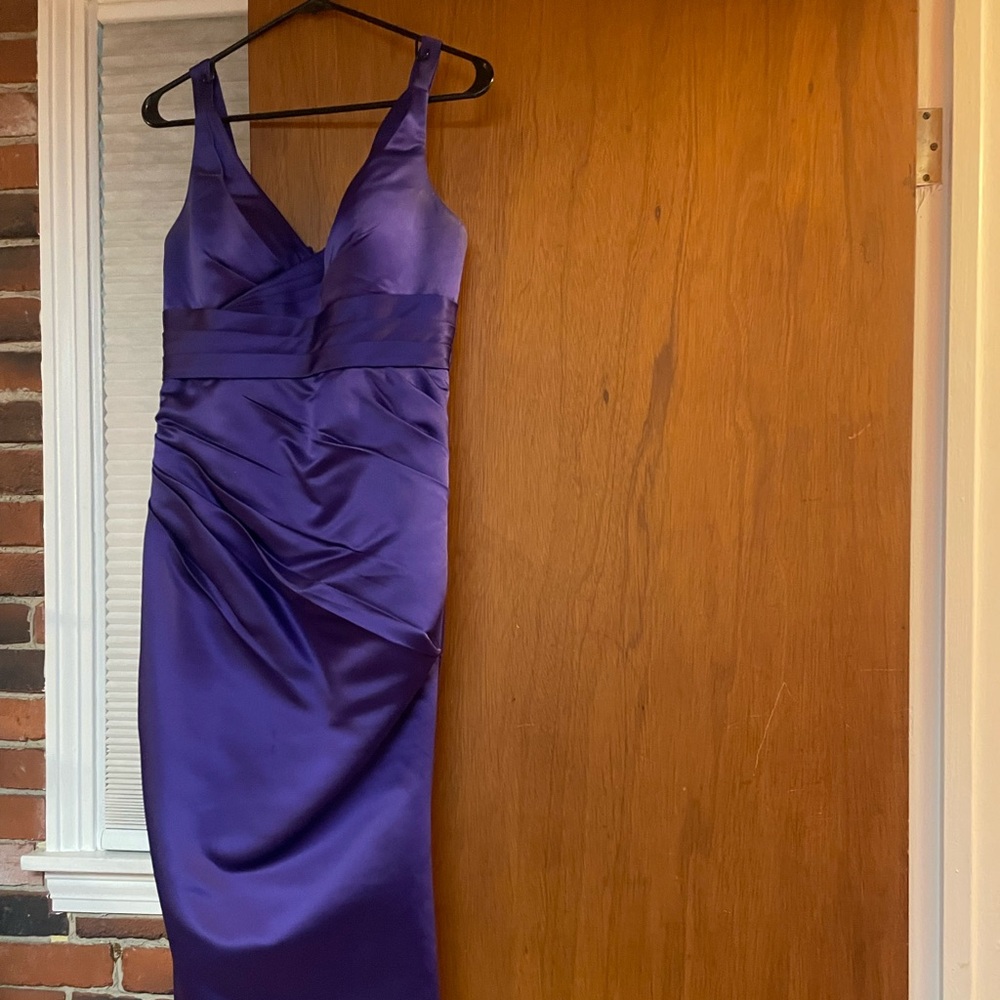 Purple Bill Levkoff bridesmaid dresss. Worn once!